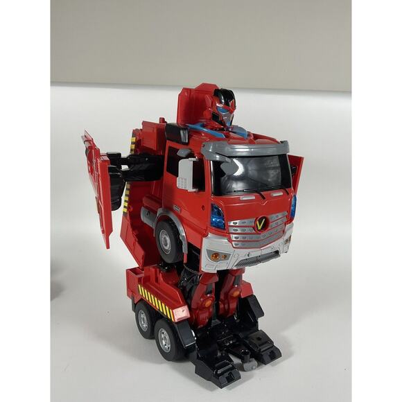 Transformers Firetruck Lights/Sounds Inferno Hot Spot Pyra Magna Optimus Prime - Picture 1 of 11